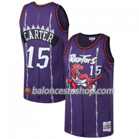 Camiseta Hombre NBA Toronto Raptors Vince Carter 15 Hardwood Classics Swingman